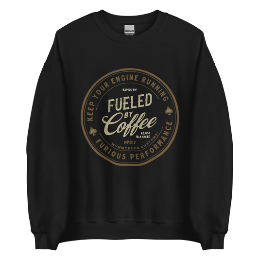 Fueled By Coffee Motorbike Sweatshirt