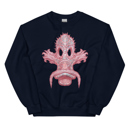 Red Motorcycle Skull No 013 Sweatshirt