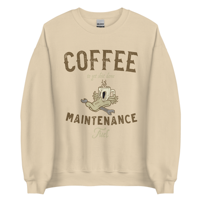 Coffee Maintenance Fuel Motorbike Sweatshirt