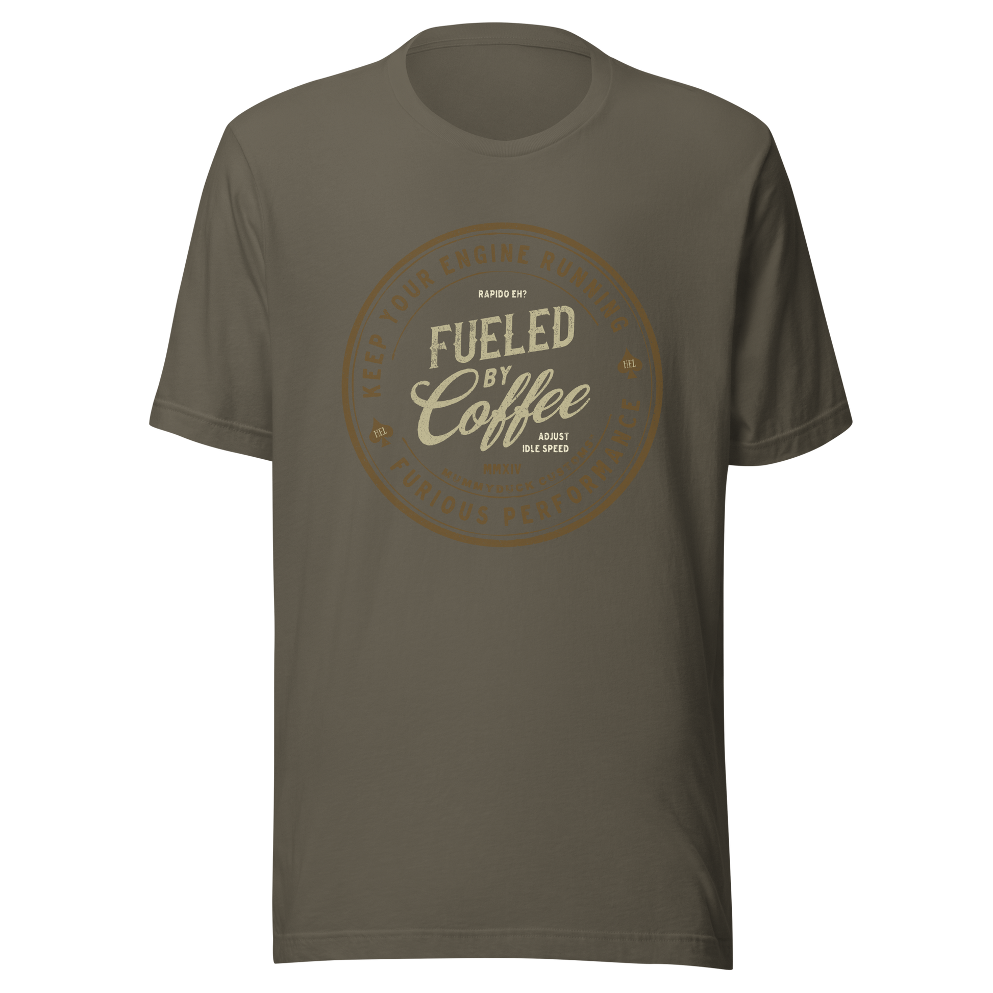 Fueled By Coffee t-shirt Idle Speed Shirt Coffee Drinking Shirts Fueled By Coffee Shirt Vintage Coffee Shirt Dad Fuel Mom Fuel Biker Fuel Shirt