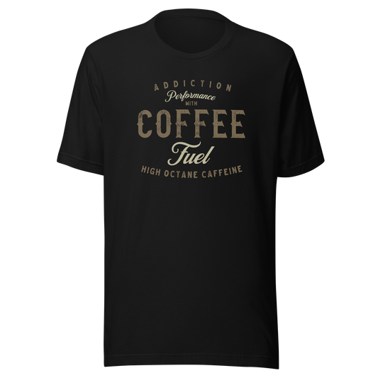 Coffee Fuel High Octane Motorcycle t-shirt