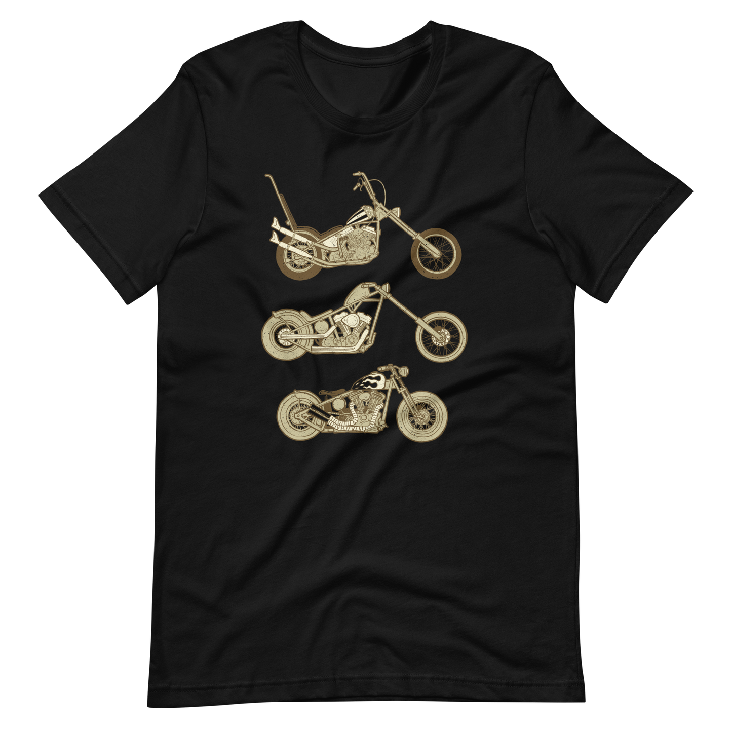 Three Custom Harley's Motorcycle T-shirt
