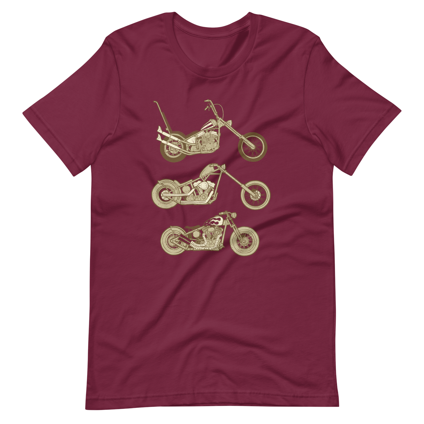 Three Custom Harley's Motorcycle T-shirt