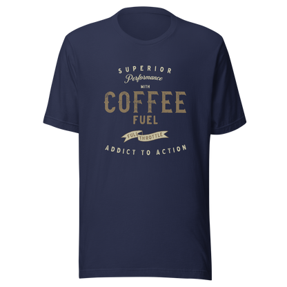 Coffee Fuel Motorcycle T-shirt
