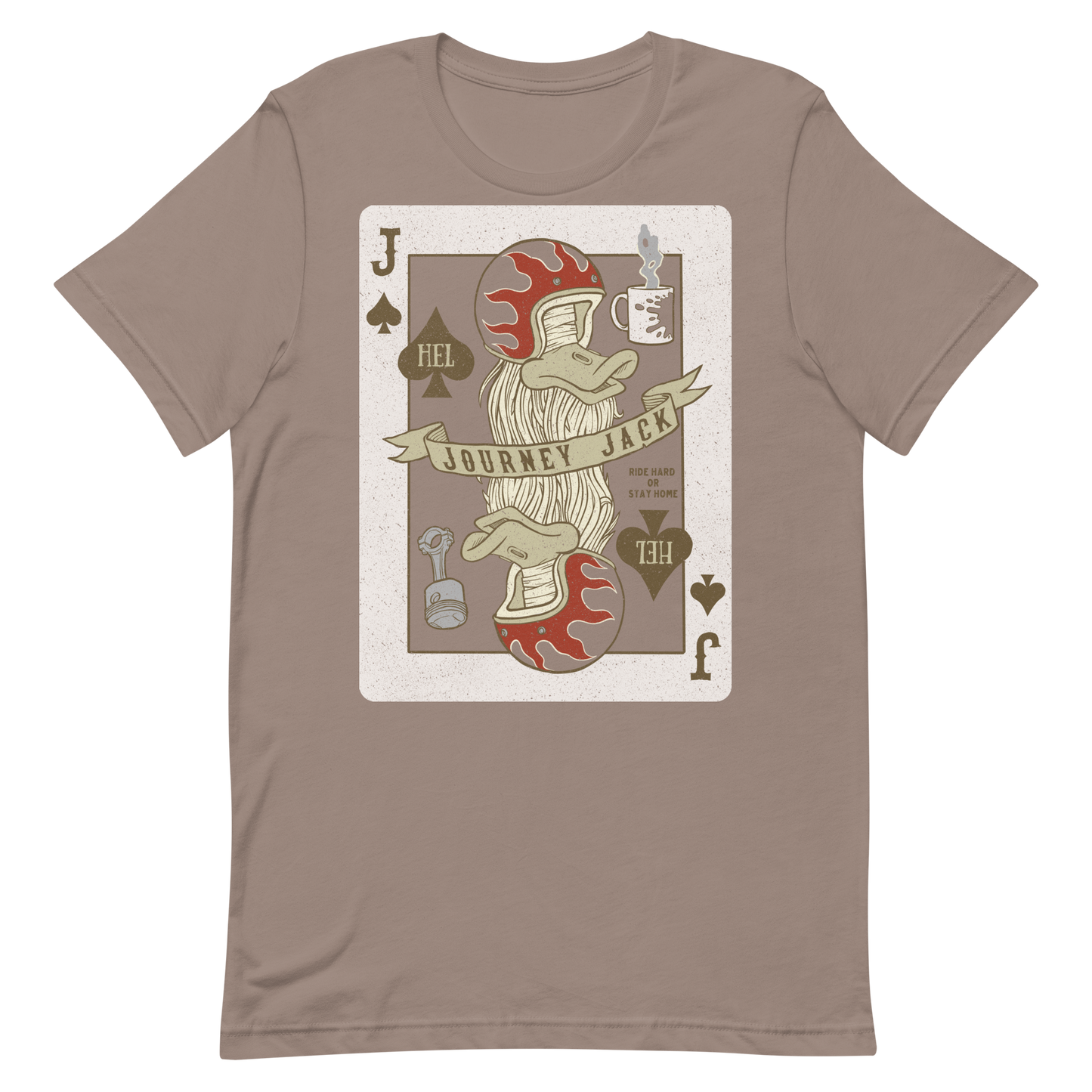 This Journey Jack Motorcycle Playing Card t-shirt is everything you've dreamed of and more. It feels soft and lightweight, with the right amount of stretch. It's comfortable and flattering for all.