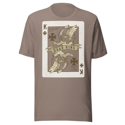 This Road King Motorcycle t-shirt is everything you've dreamed of and more. It feels soft and lightweight, with the right amount of stretch. It's comfortable and flattering for all.