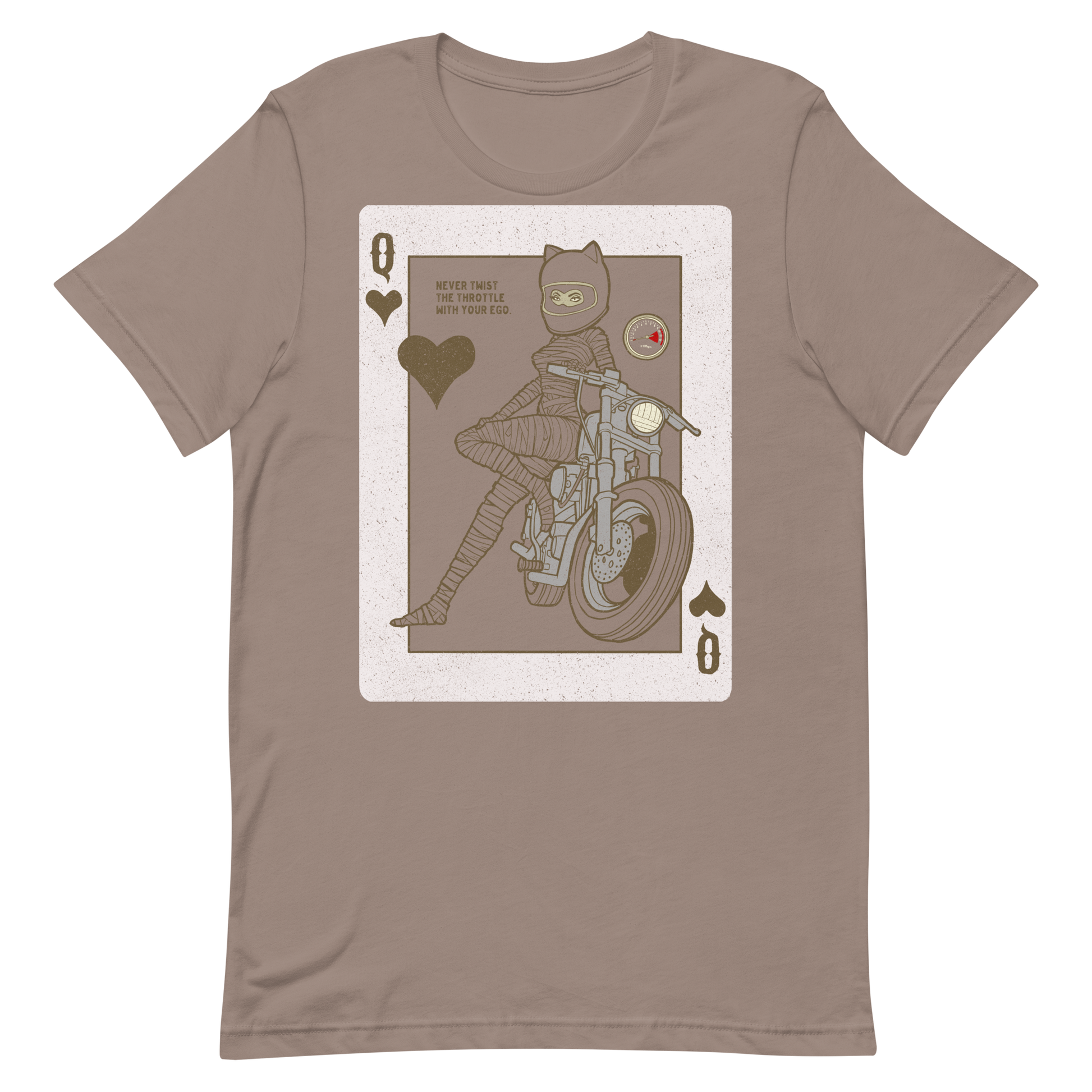 This Motorcycle Queen Playing Card t-shirt is everything you've dreamed of and more. It feels soft and lightweight, with the right amount of stretch. It's comfortable and flattering for all.