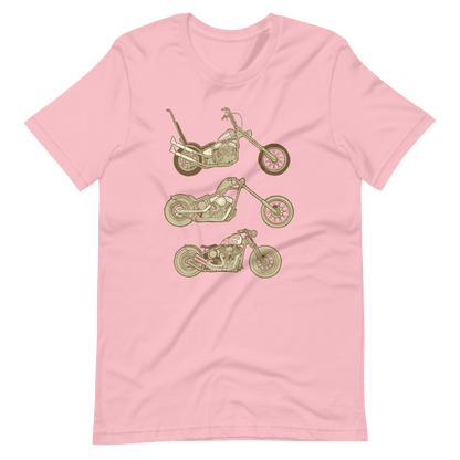 Three Custom Harley's Motorcycle T-shirt