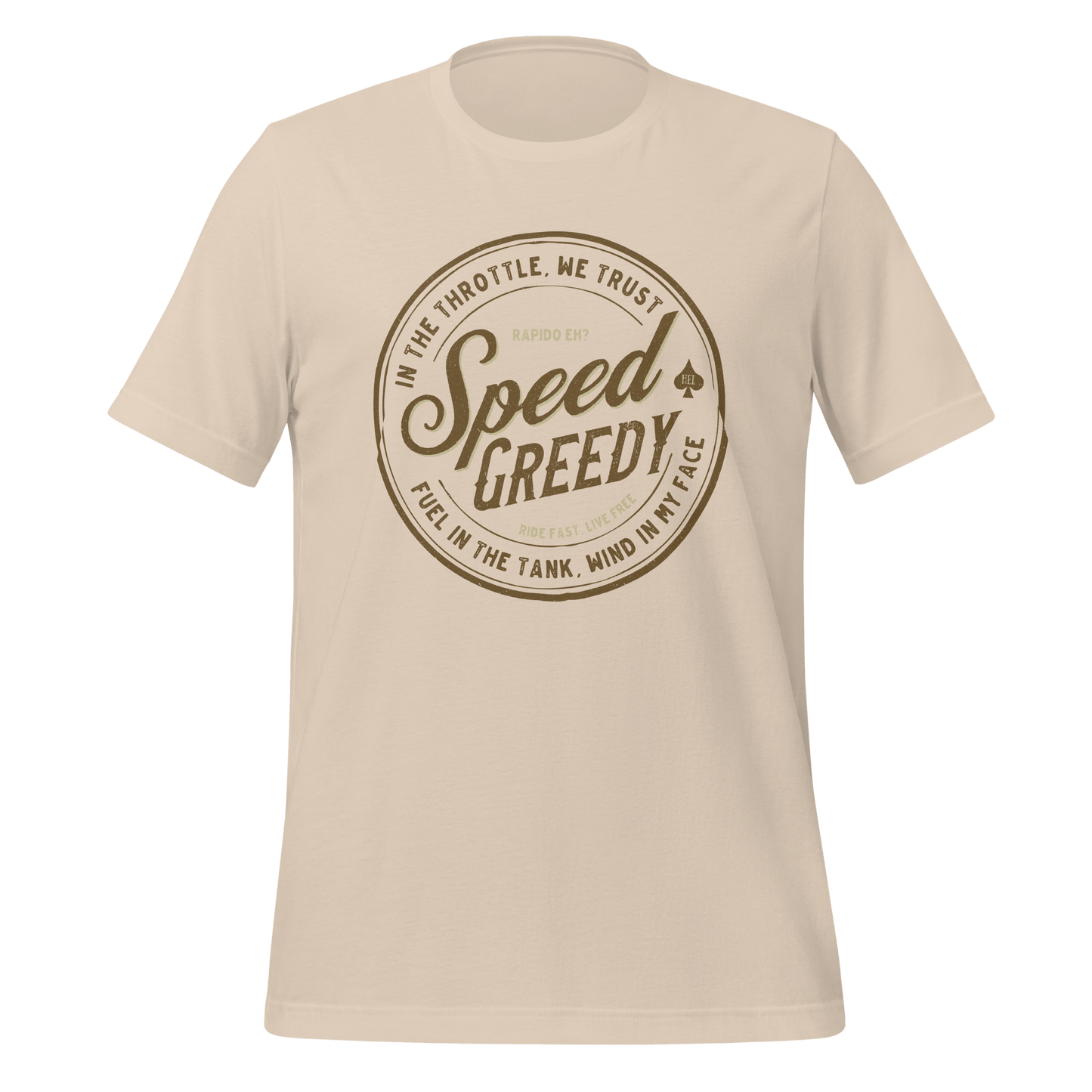 Speed Greedy Motorcycle T-shirt for Motorbike Enthusiasts with Stylish Design