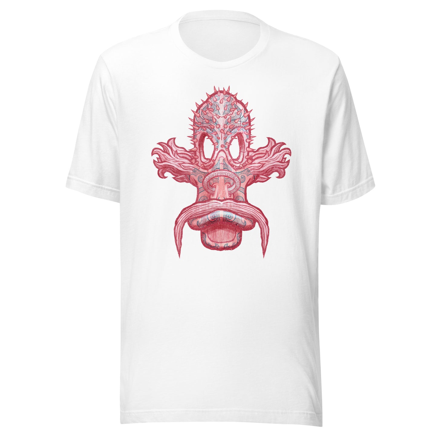 Red Motorcycle Skull No 013 t-shirt