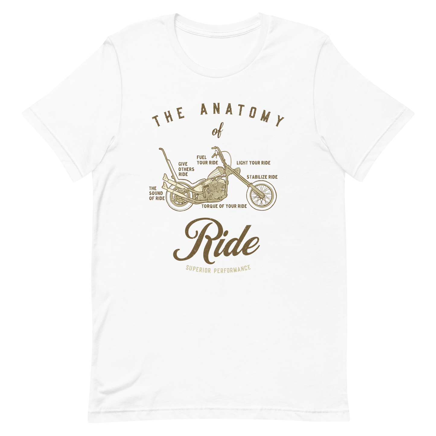 The Anatomy Of Ride T-Shirt, Motorcycle Shirt