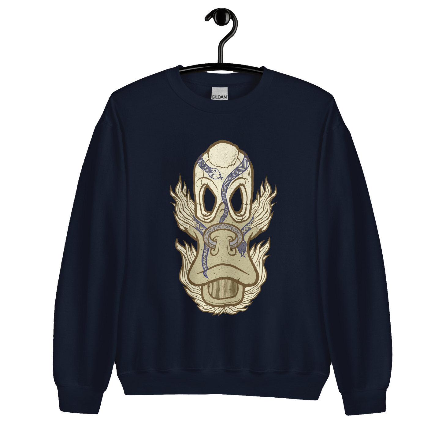 No 005 Wierd Duck Skull collection sweatshirt