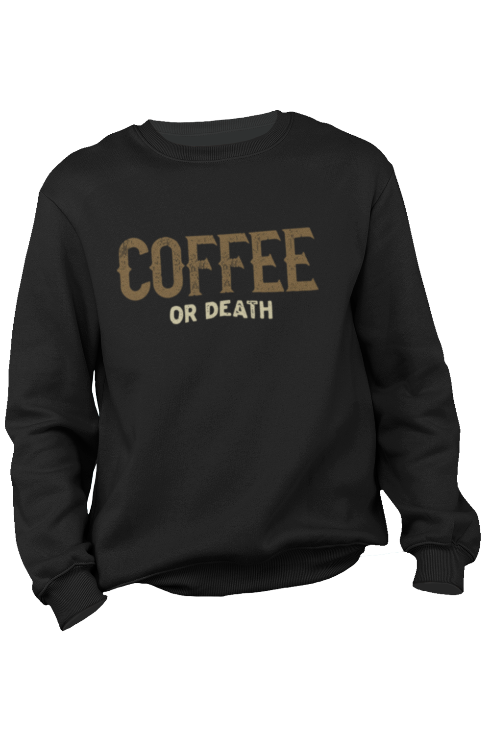 A sturdy and warm Coffee or Death Motorcycle Sweatshirt by Mummyduck Customs sweatshirt bound to keep you warm in the colder months. Proper fuel like coffee keeps you running and warm also. Double protection. Design from HEL. A pre-shrunk, classic fit sweater that's made with air-jet spun yarn for a soft feel and reduc…