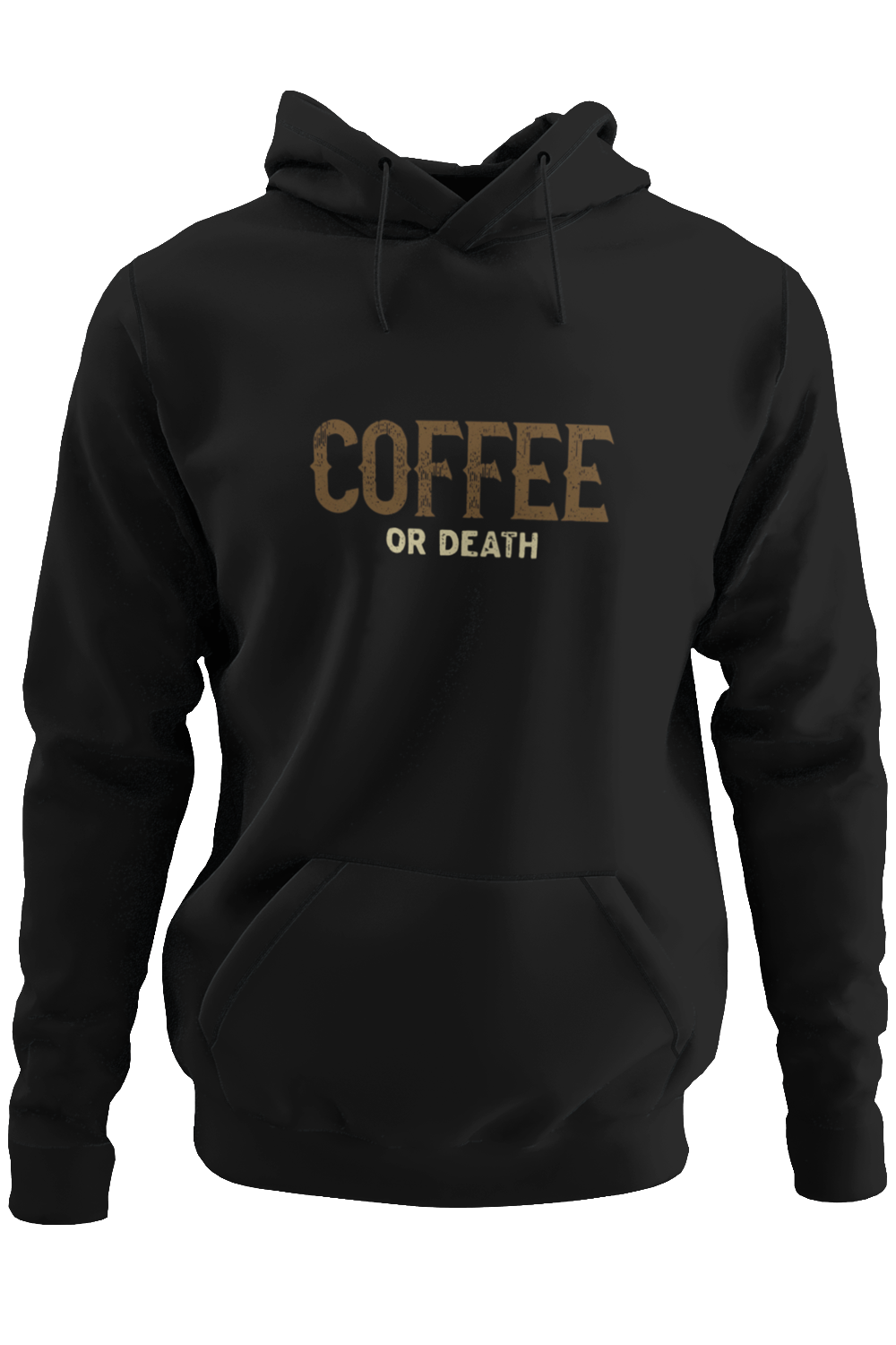 Black Coffee or Death Motorcycle Hoodie