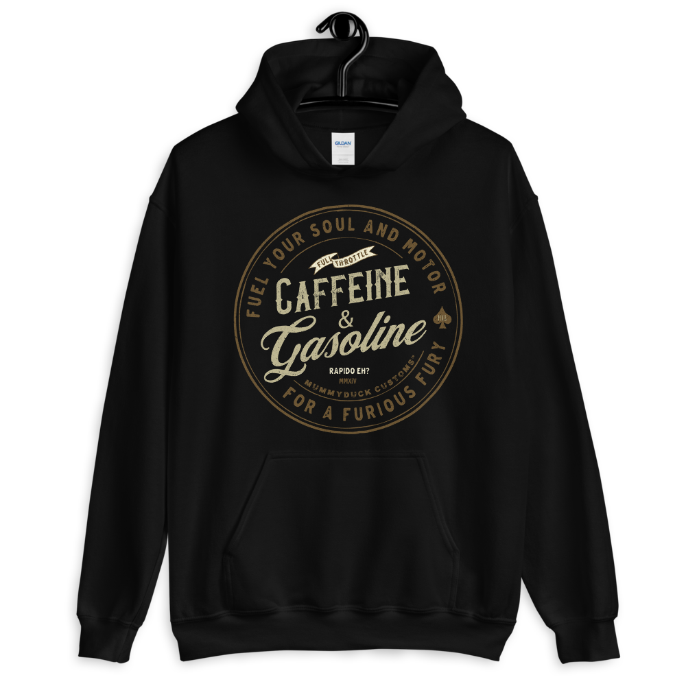 Caffeine & Gasoline Motorcycle Hoodie