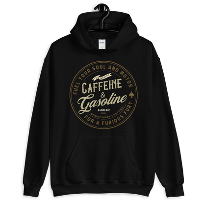 Caffeine & Gasoline Motorcycle Hoodie