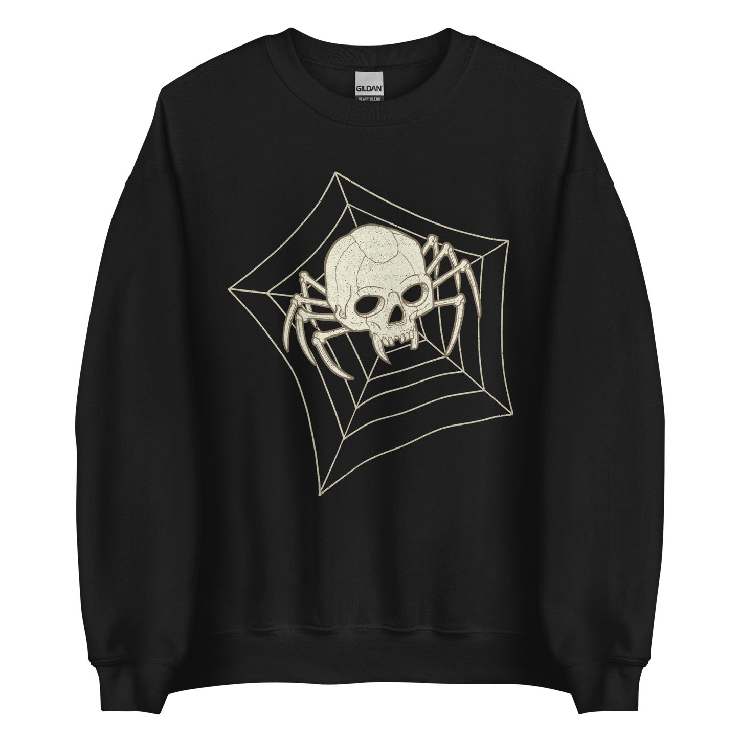 Spider Skull Motorcycle Sweatshirt