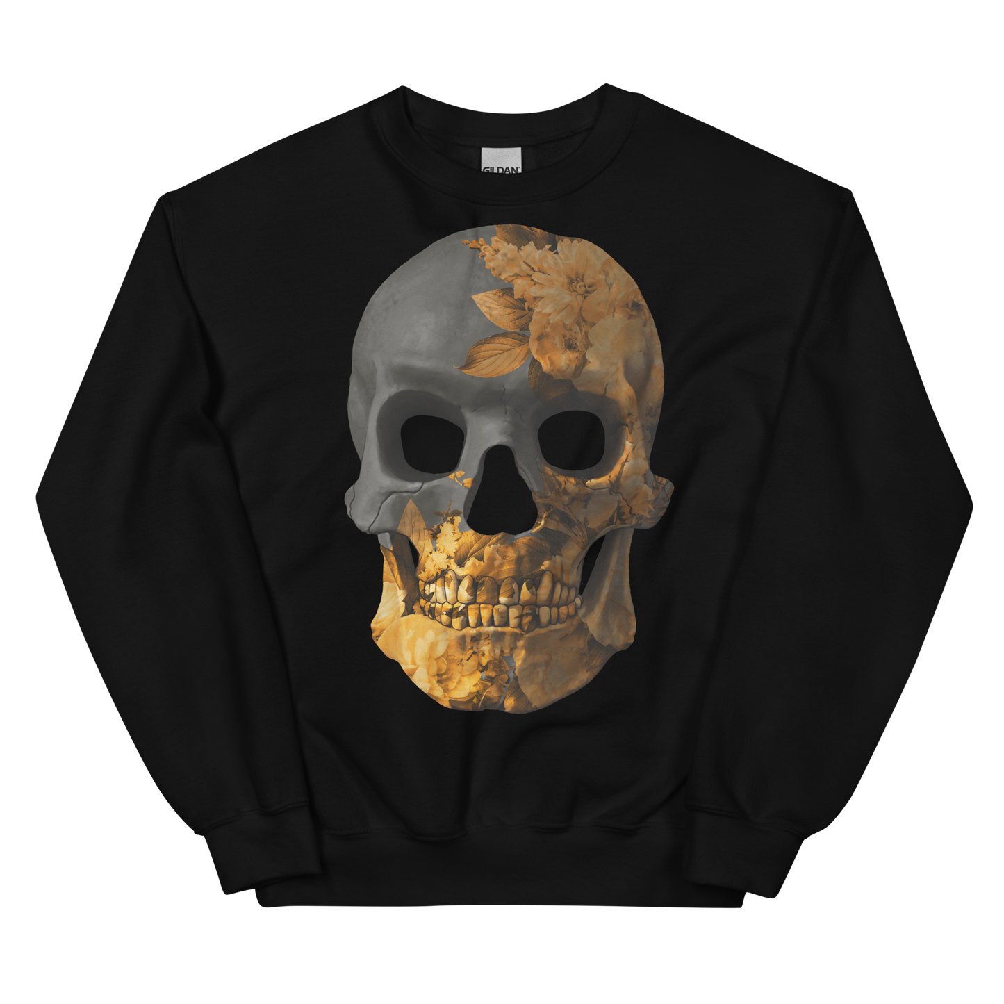 The Flower Skull motorcycle Sweatshirt 041