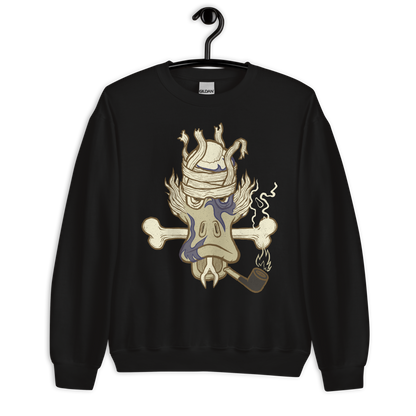 No 004 Wierd Duck Skull collection sweatshirt