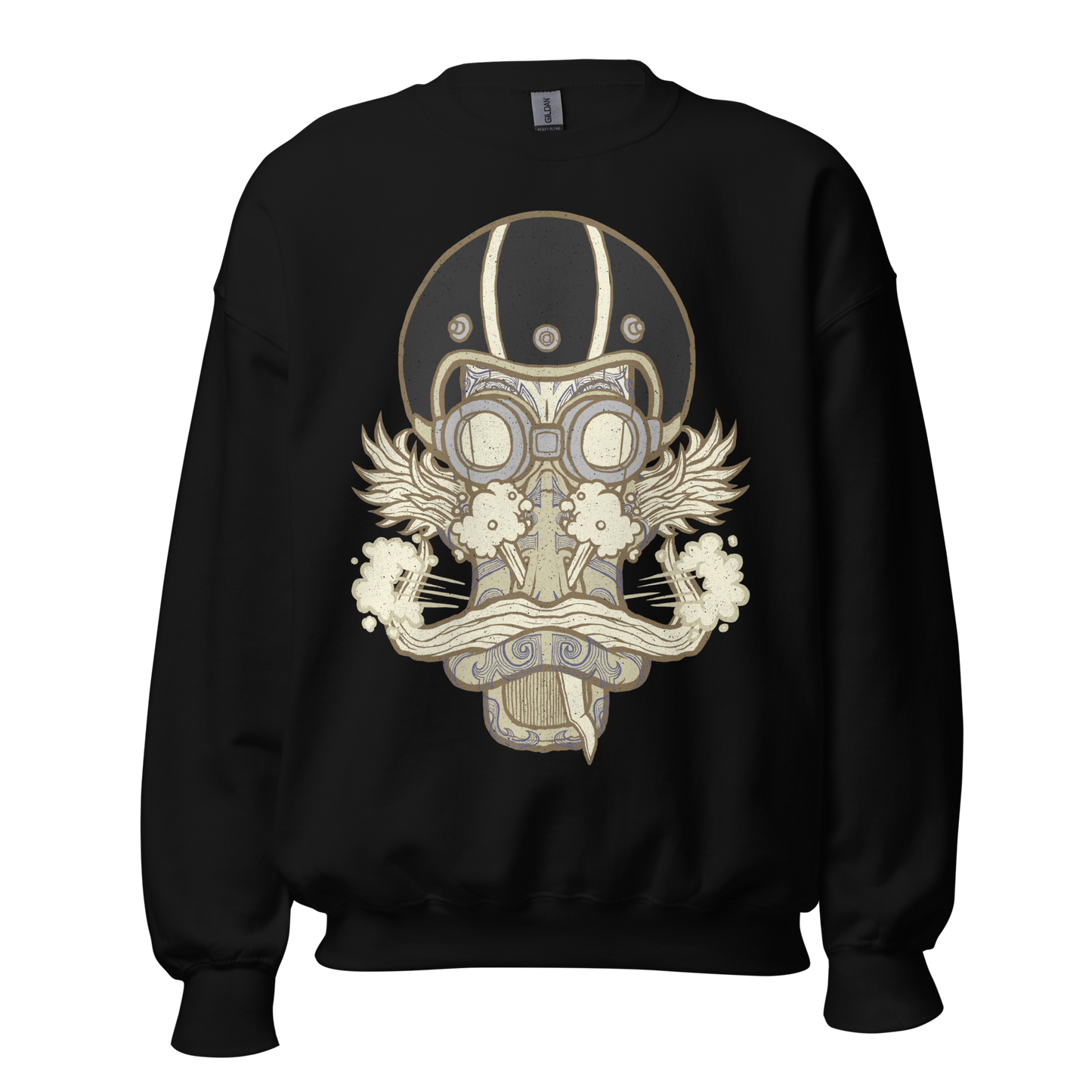 No 011 Wierd Duck Skull collection sweatshirt