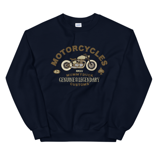 Motorcycles by Mummyduck Customs Unisex Sweatshirt
