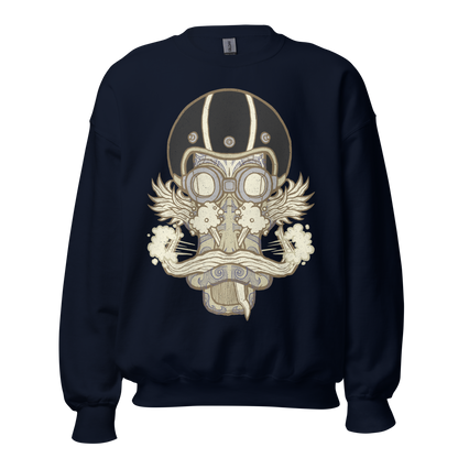 No 011 Wierd Duck Skull collection sweatshirt
