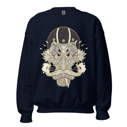 No 012 Wierd Duck Skull collection sweatshirt