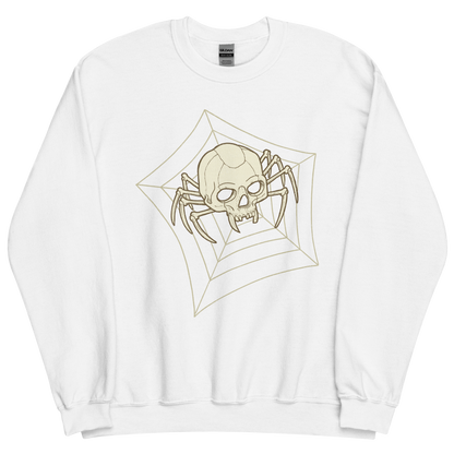 Spider Skull Motorcycle Sweatshirt
