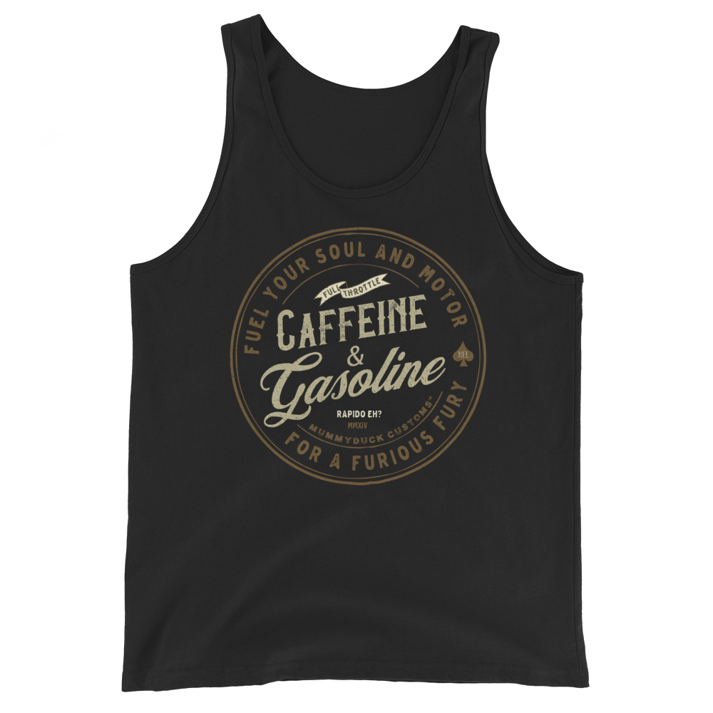 Caffeine & Gasoline Motorcycle Tank Top