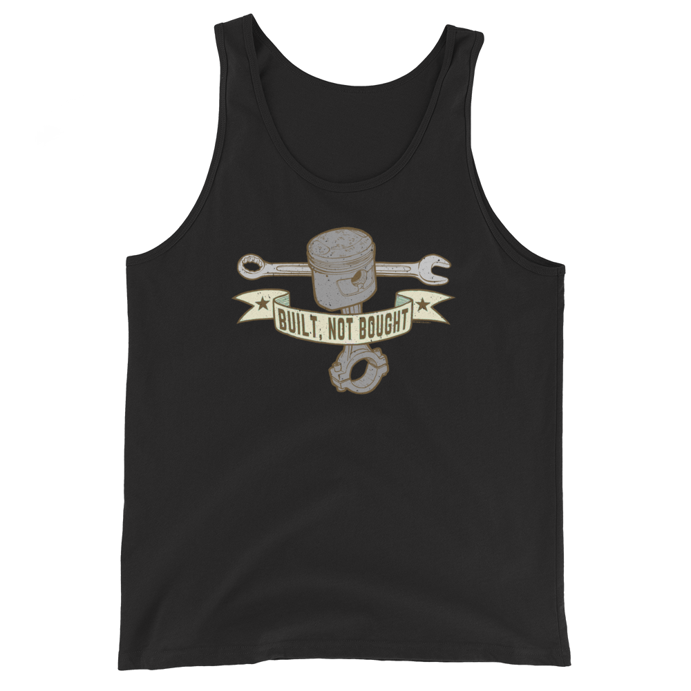 Built, Not Bought motorcycle Tank Top