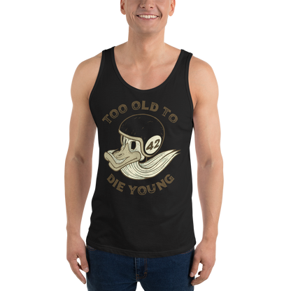 Too Old To Die Young Motorcycle Tank Top