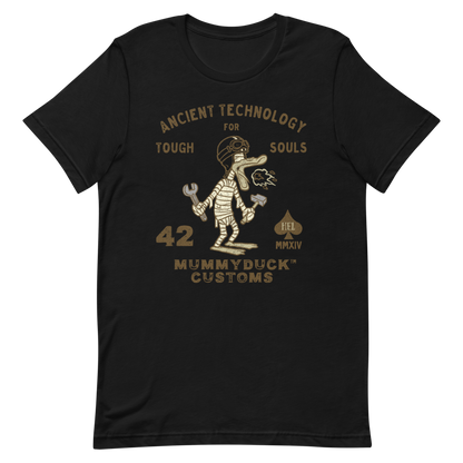 Motorcycle t-shirt is retro and vintage to honor piston technology and proper fuels like coffee