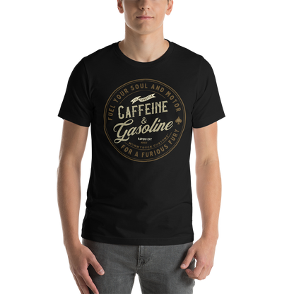 Caffeine & Gasoline Motorcycle T-Shirt