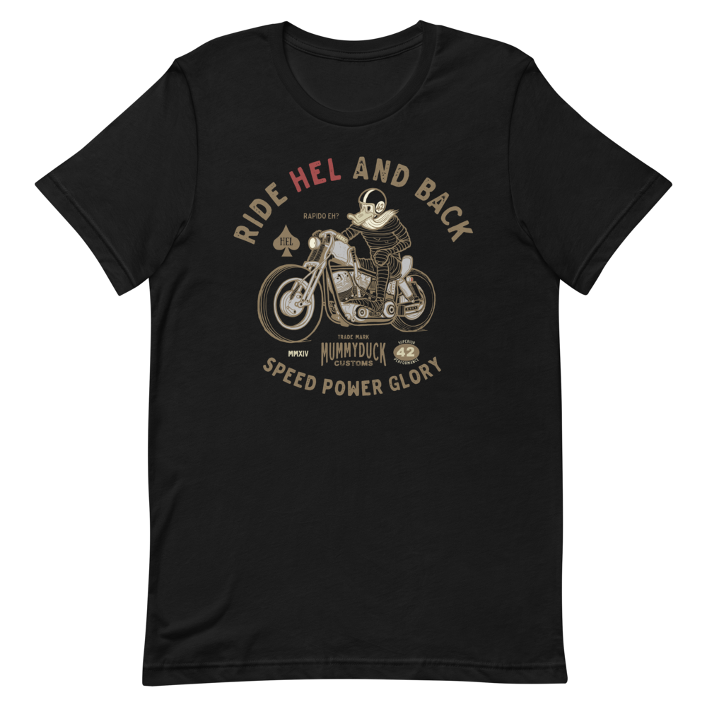 Ride HEL and back t-shirt