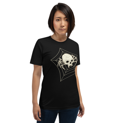 Spider Skull Motorcycle t-shirt
