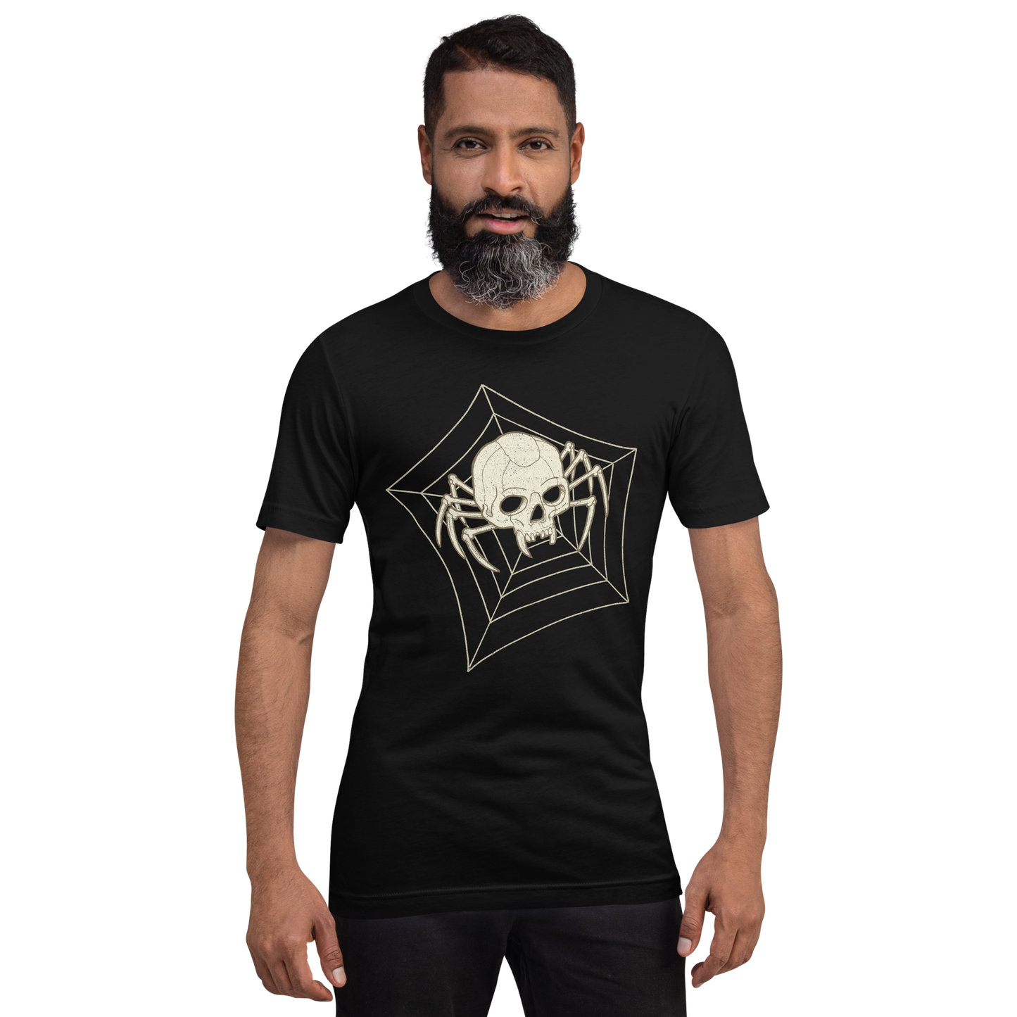 Spider Skull Motorcycle t-shirt