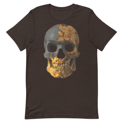 The Flower Skull motorcycle t-shirt 041