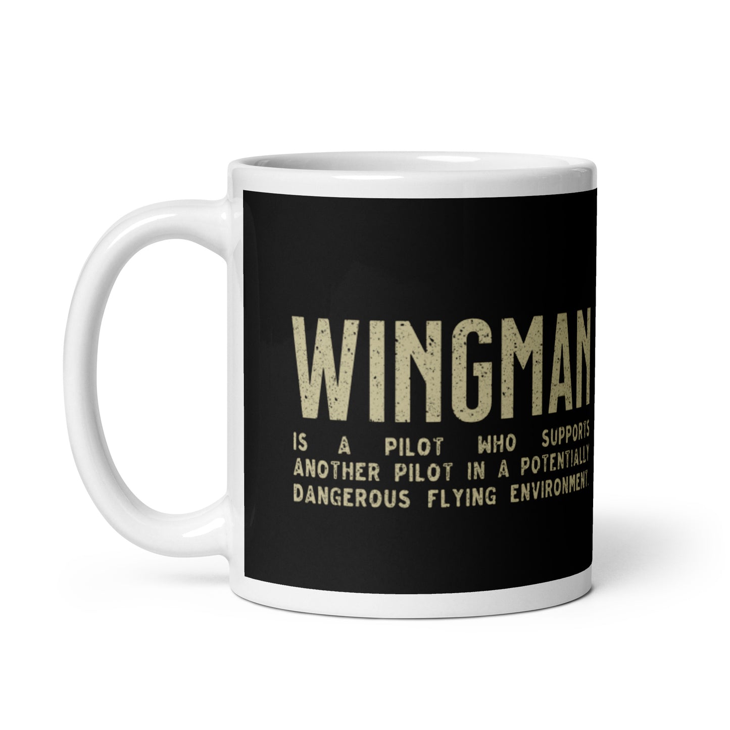 The Wingman Motorcycle mug