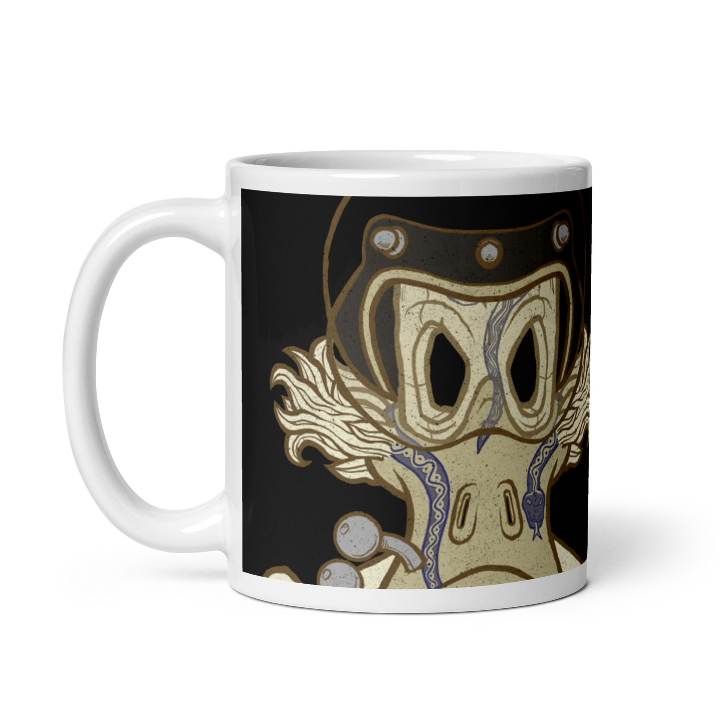 No 002 Wierd Duck Skull collection mug