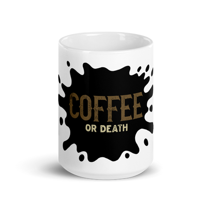 Coffee or Death Motorcycle Mug