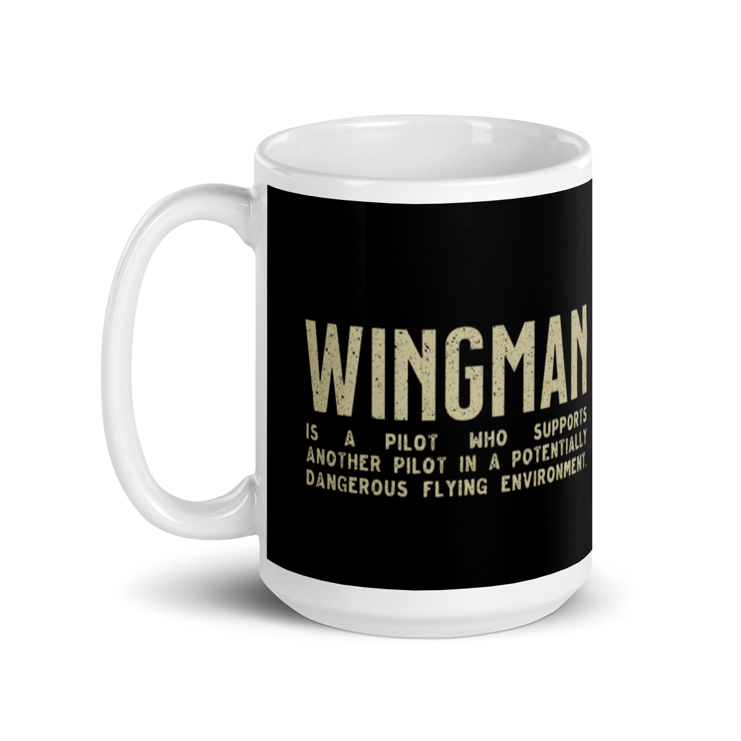The Wingman Motorcycle mug