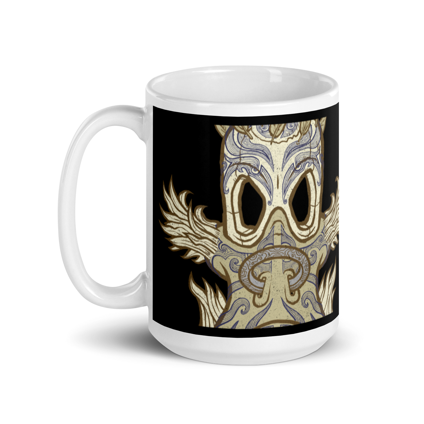 No 009 Wierd Duck Skull collection mug
