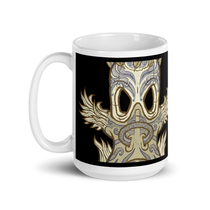No 009 Wierd Duck Skull collection mug